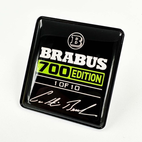 Metallic Brabus 700 edition 1 of 10 Green seats emblem badge logo set for Mercedes-Benz W463A G-Class