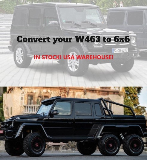 IN STOCK IN Europe! MERCEDES-BENZ W463 G WAGON 6X6 CONVERSION KIT