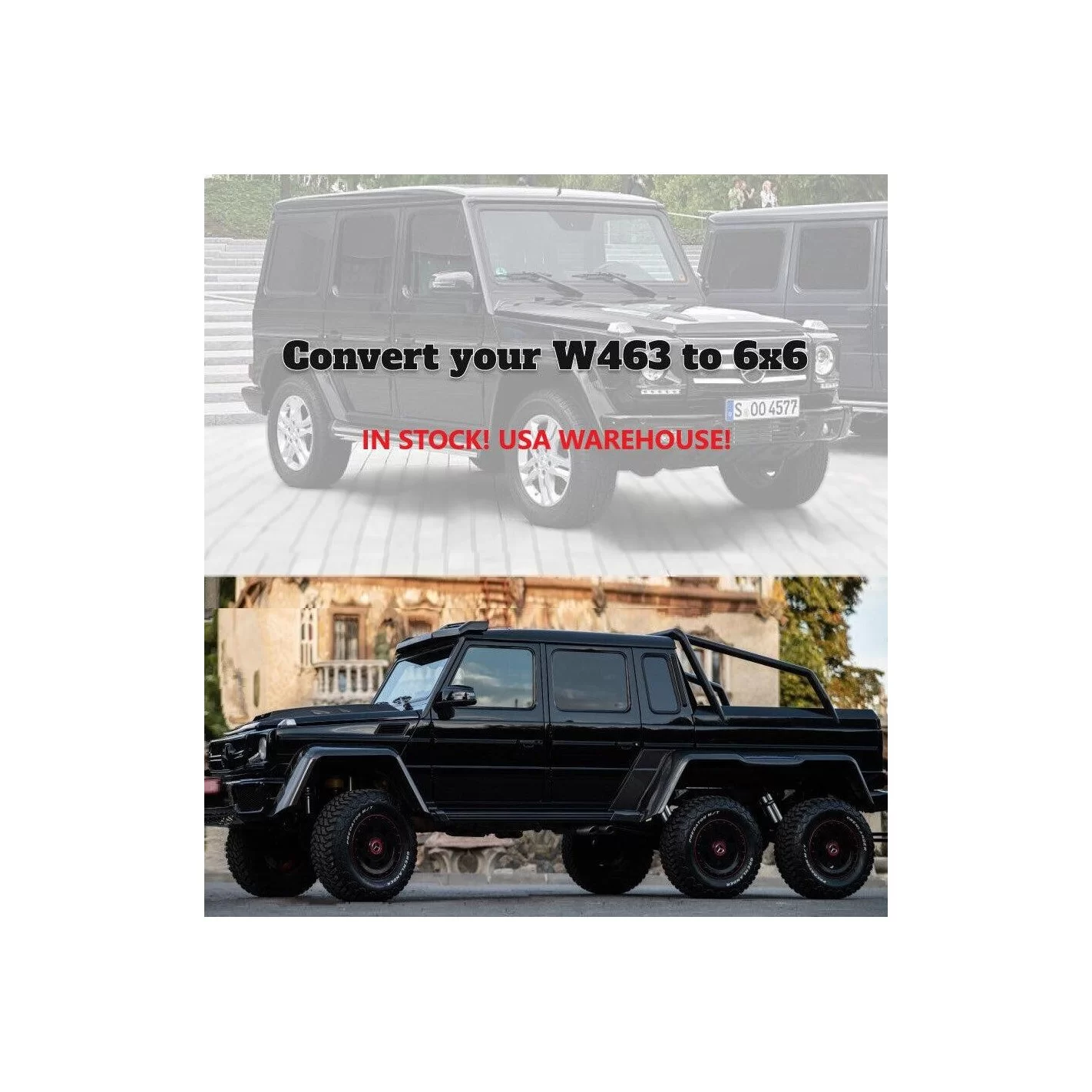 IN STOCK IN Europe! MERCEDES-BENZ W463 G WAGON 6X6 CONVERSION KIT