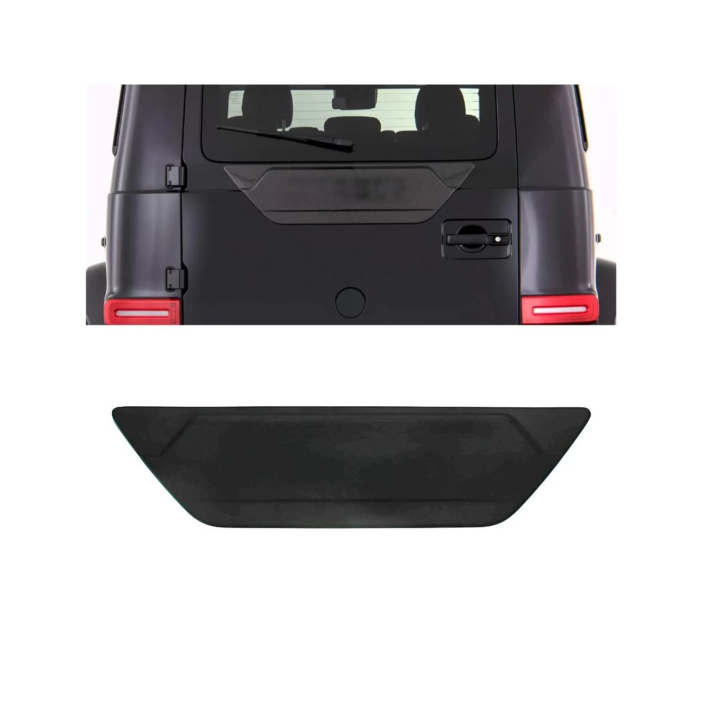 Fiberglass rear door attachment for Mercedes-Benz W463A W464 G-Wagon