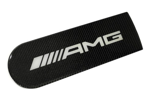 Carbon fiber badge emblem logo for rear spare tire wheel cover AMG Mercedes-Benz W463A W464 G-Class G-Wagon