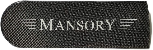 Carbon fiber badge emblem logo for rear spare tire wheel cover MANSORY Mercedes-Benz W463A W464 G-Class…