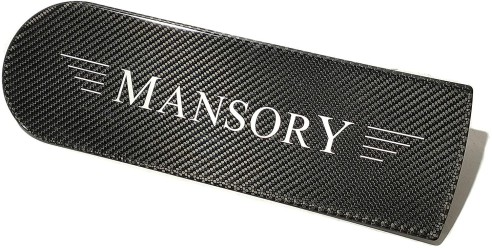 Carbon fiber badge emblem logo for rear spare tire wheel cover MANSORY Mercedes-Benz W463A W464 G-Class…