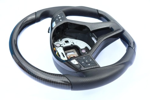 Mercedes-Benz CLS E-Class SLK W172 W212 W218 Steering Wheel Carbon Leather