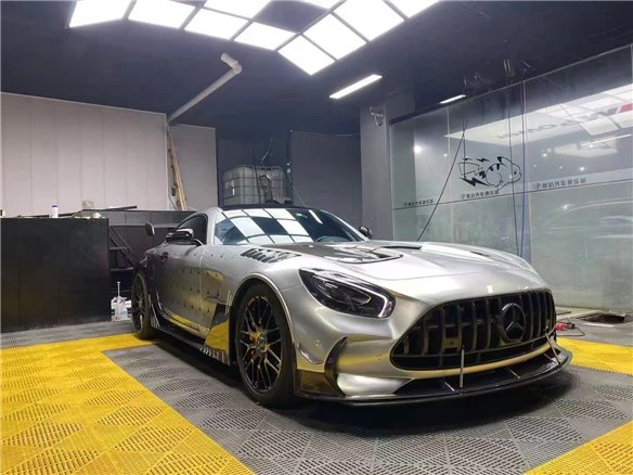 Fiberglass + carbon fiber GTR body kit for Mercedes GT