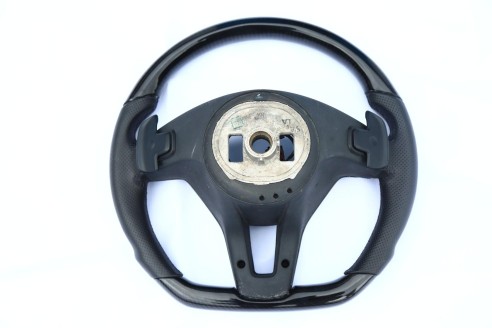 Mercedes-Benz CLS E-Class SLK W172 W212 W218 Steering Wheel Carbon Leather