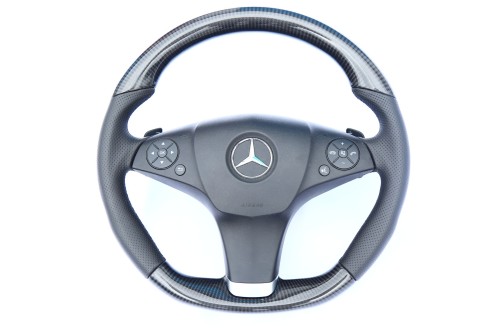 Mercedes-Benz E-Class W207, W212 Steering Wheel Carbon Leather