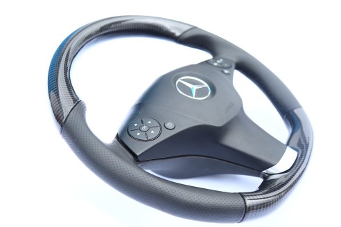 Mercedes-Benz E-Class W207, W212 Steering Wheel Carbon Leather