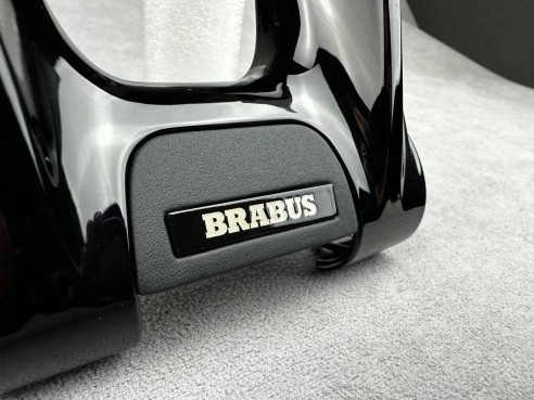 Steering wheel BLACK emblem badge insert Brabus for Mercedes-Benz W463A W464 AMG