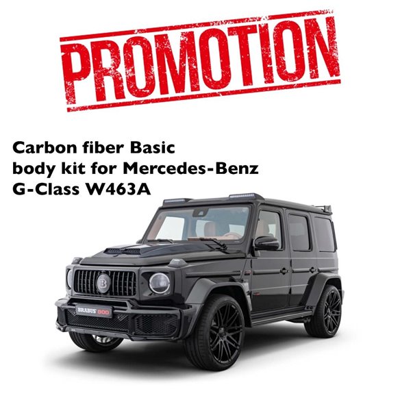 Carbon fiber Basic body kit for Mercedes-Benz G-Class W463A