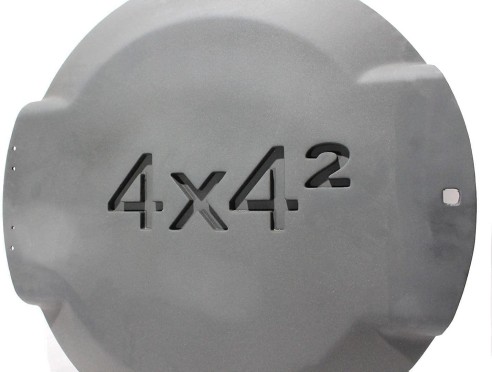 Fiberglass rear spare wheel cover WITHOUT fastening for Mercedes-Benz W463 G-Wagon 4x4 Squared