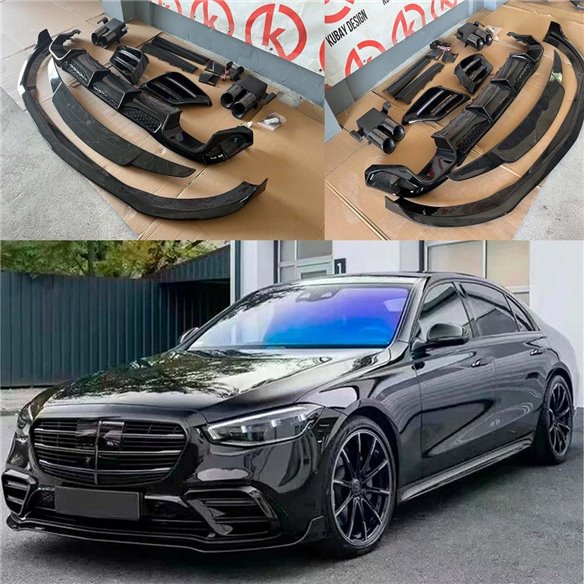 Plastic Brabus AERO BODY KIT set for Mercedes S-class W223 AMG car