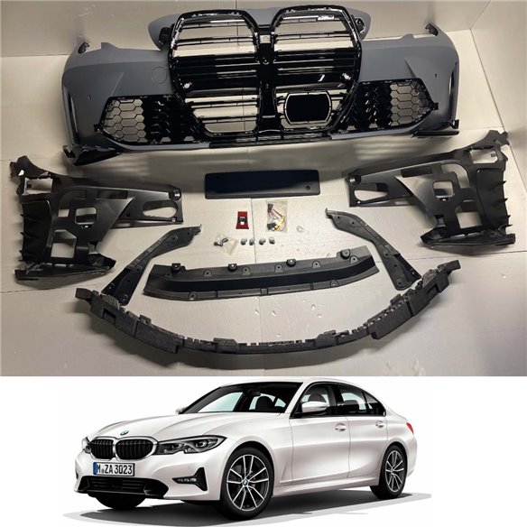 Front bumper M3 G80 Style for BMW G20 G21