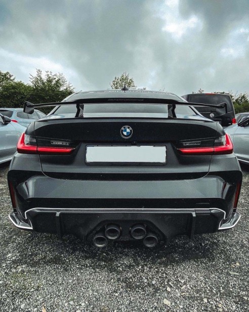 REAR BUMPER G80 M3 PERFORMANCE LOOK WITH EXHAUST FOR BMW G20