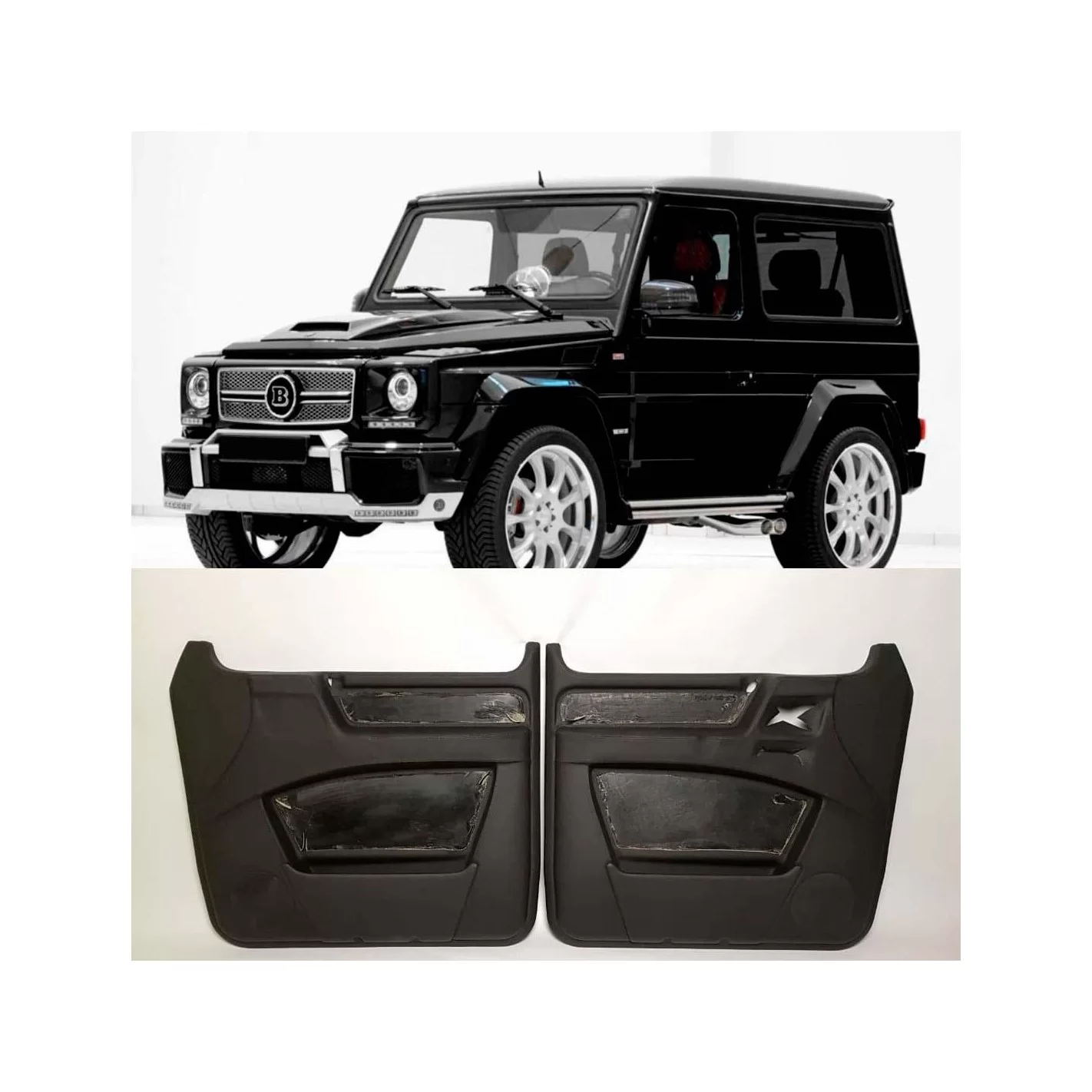  - G Class W463 - Interior door panels without leather trim for Mercedes-Benz W463 3-door SWB G-wagon 1979 - 2001 - 1 - Interior