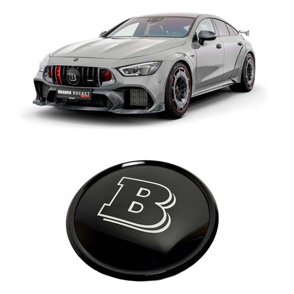 Plastic Brabus front grille badge for Mercedes-Benz GT 4 door Coupe