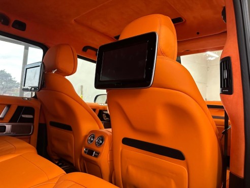 Brabus orange Interior upholstery trim remanufacture for Mercedes Benz W463A G-Class G-Wagon