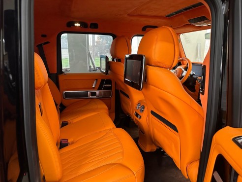 Brabus orange Interior upholstery trim remanufacture for Mercedes Benz W463A G-Class G-Wagon