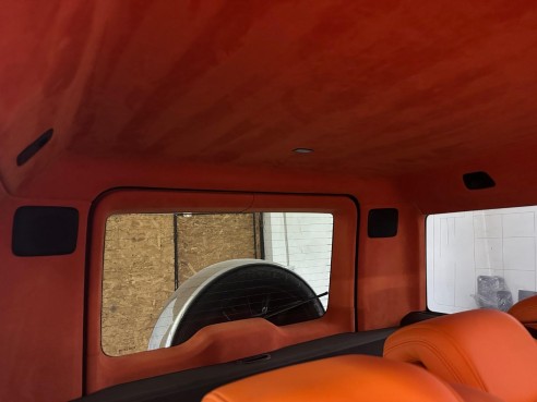 Brabus orange Interior upholstery trim remanufacture for Mercedes Benz W463A G-Class G-Wagon