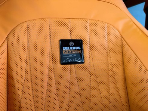 Brabus orange Interior upholstery trim remanufacture for Mercedes Benz W463A G-Class G-Wagon