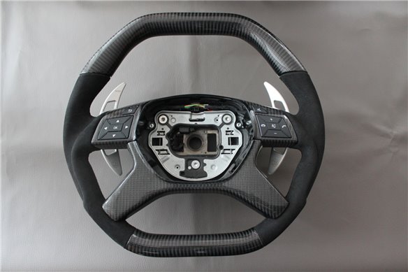 Mercedes-Benz E-Class G-Class GL-Class ML-CLass W166 X166 W463 Steering Wheel Carbon Alcantara