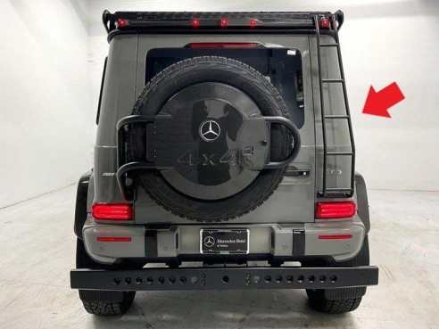 Conversion kit for mercedes-benz w463a g-wagon to brabus 800 stealth green 4x4 squared full