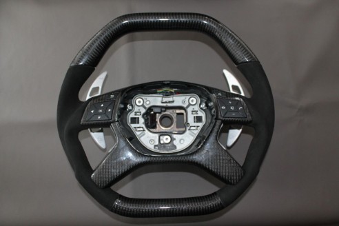 Mercedes-Benz E-Class G-Class GL-Class ML-CLass W166 X166 W463 Steering Wheel Carbon Alcantara