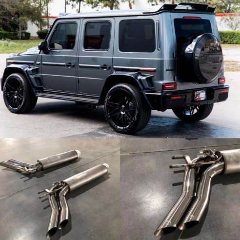 Brabus exhaust system for Mercedes-Benz G63 AMG G500 BRABUS W463A W464 2018-2022