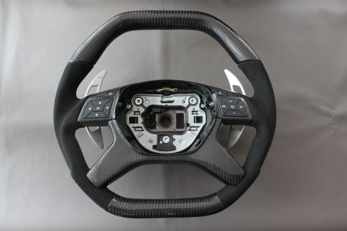 Mercedes-Benz E-Class G-Class GL-Class ML-CLass W166 X166 W463 Steering Wheel Carbon Alcantara