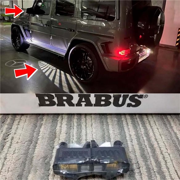 LIGHTING BRABUS LOGO LCD PROJECTOR FOR MERCEDES-BENZ W463A G-WAGON