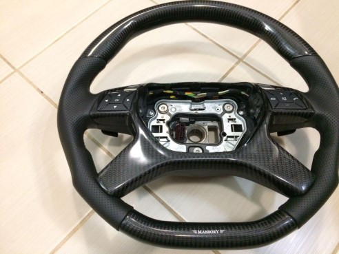 Mercedes-Benz E-Class G-Class GL-Class ML-CLass W166 X166 W463 Steering Wheel Carbon Leather