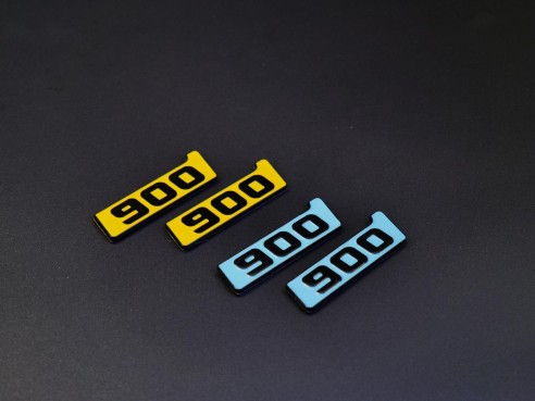 Metallic Brabus 900 BITURBO Tiffany fenders emblem logo badges for Mercedes-Benz W463A G-Class