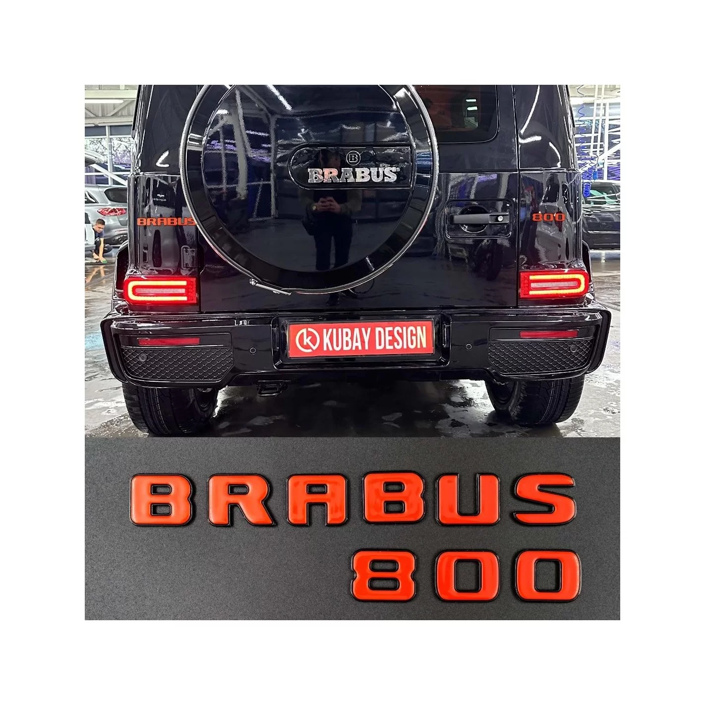 Tail badges Brabus 800 emblem logo W464 G-Class