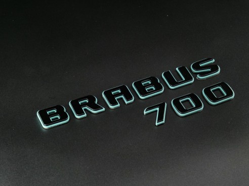 Metallic Brabus 700 Tiffany with Black emblems badges set for Mercedes-Benz G-class w463a w464