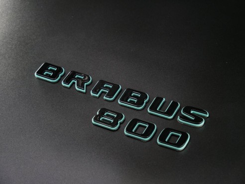 Metallic Brabus 800 Tiffany with Black emblems badges set for Mercedes-Benz G-class w463a w464