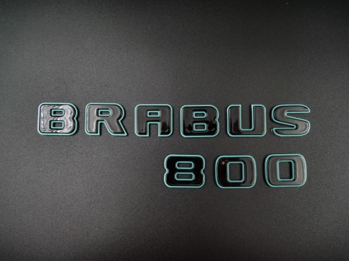 Metallic Brabus 800 Tiffany with Black emblems badges set for Mercedes-Benz G-class w463a w464