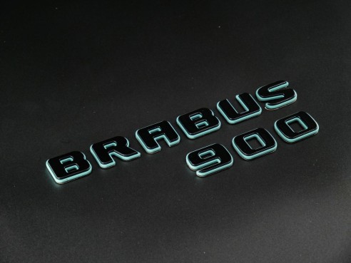 Metallic Brabus 900 Tiffany with Black emblems badges set for Mercedes-Benz G-class w463a w464