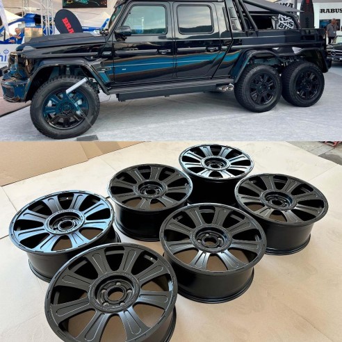 BRABUS 22 inch rim set Monoblock HD for Mercedes-Benz W463A 6x6 G-Wagon