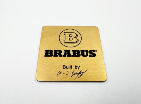 Metal Brabus engine compartment emblem badge sticker for Mercedes-Benz W463