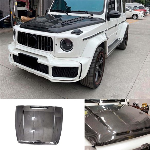 Carbon Hood with Liner& Vents for Mercedes W463A G-Class