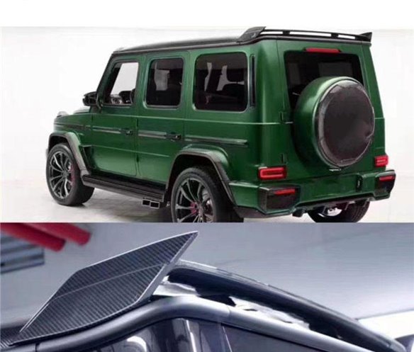 Сarbon fiber rear roof spoiler for Mercedes W463A G-Class