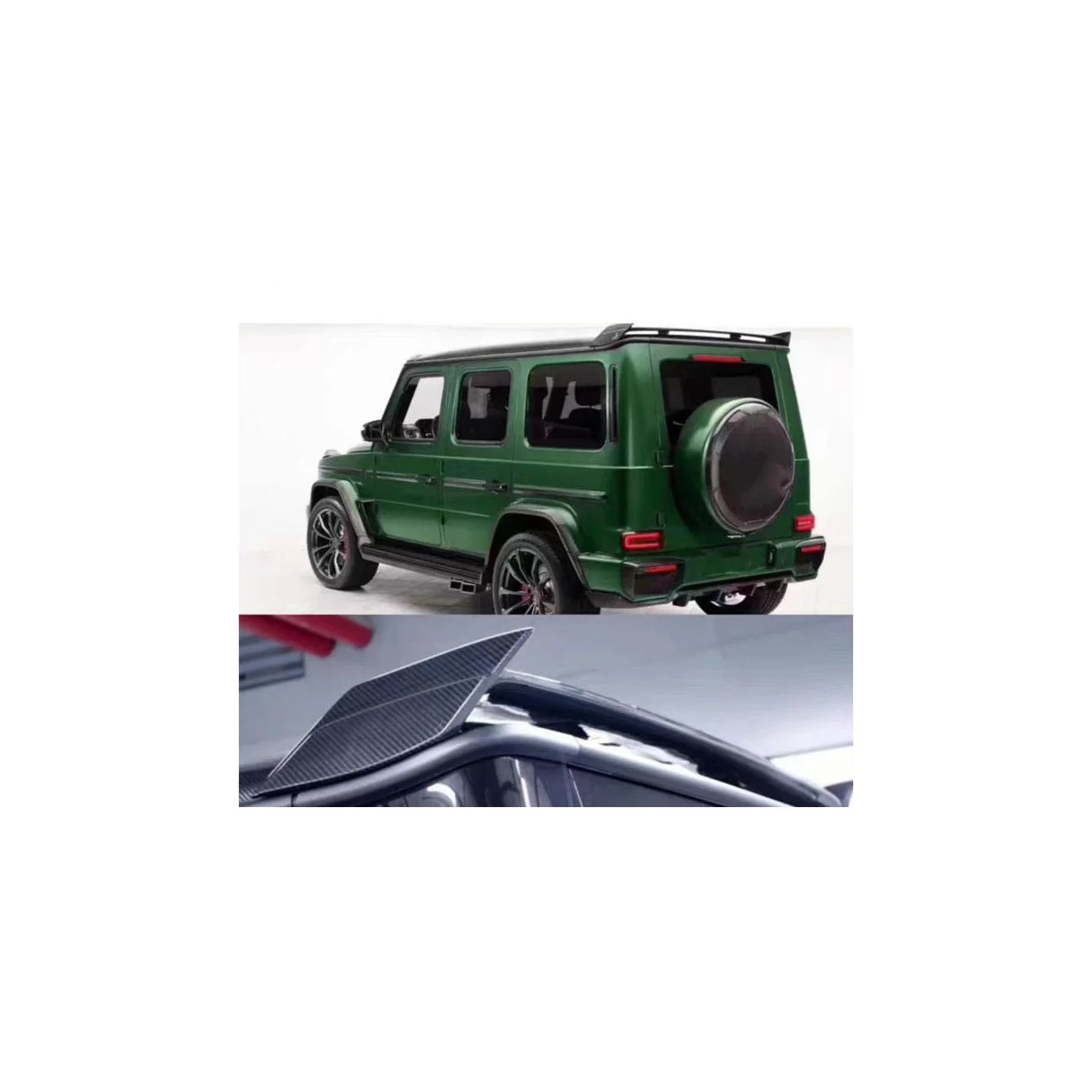 Сarbon fiber rear roof spoiler for Mercedes W463A G-Class