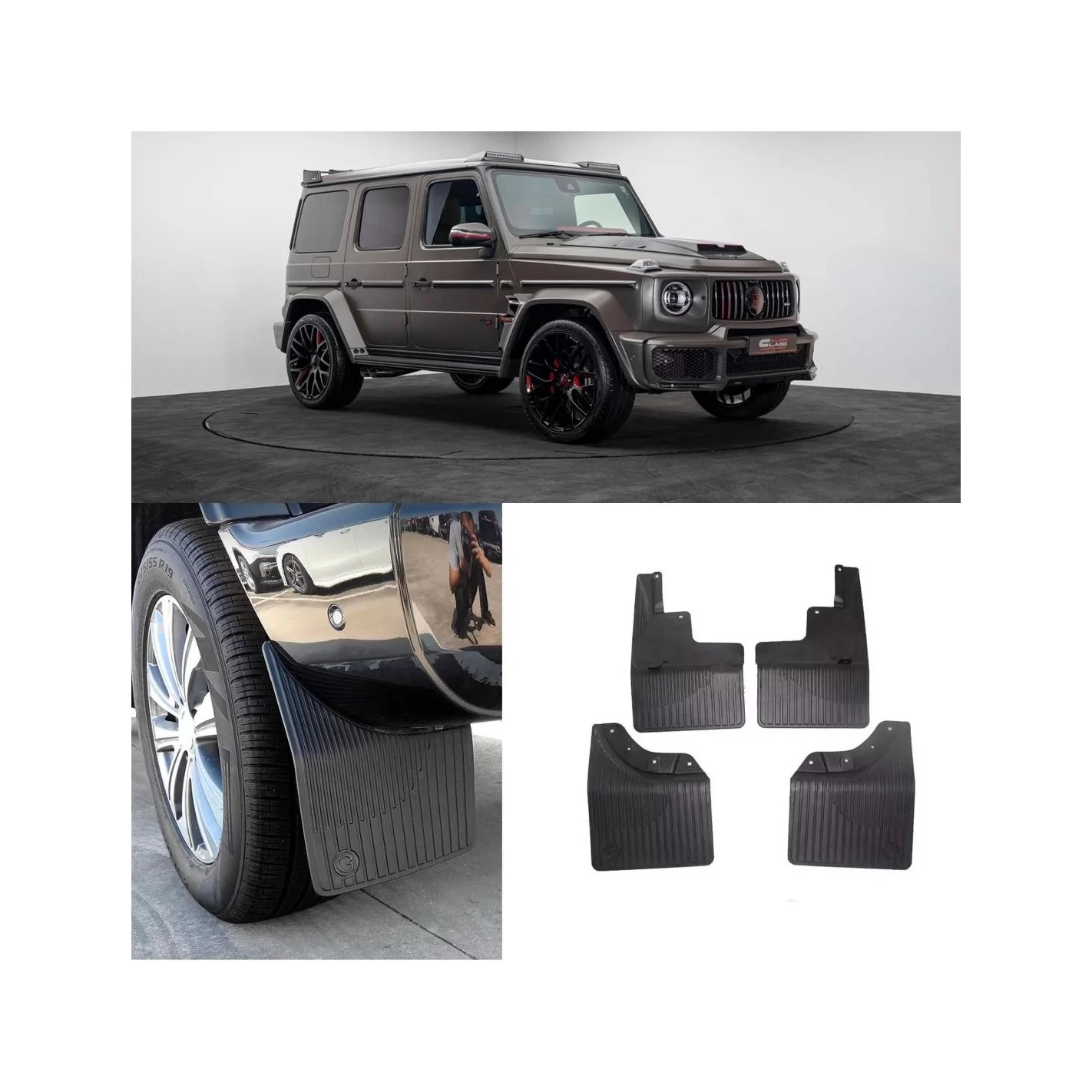  - G Class W463A - Mud Flaps Guards Splash for W463a Mercedes-Benz - 1 - Mud Flaps Guards Splash for W463a Mercedes-Benz