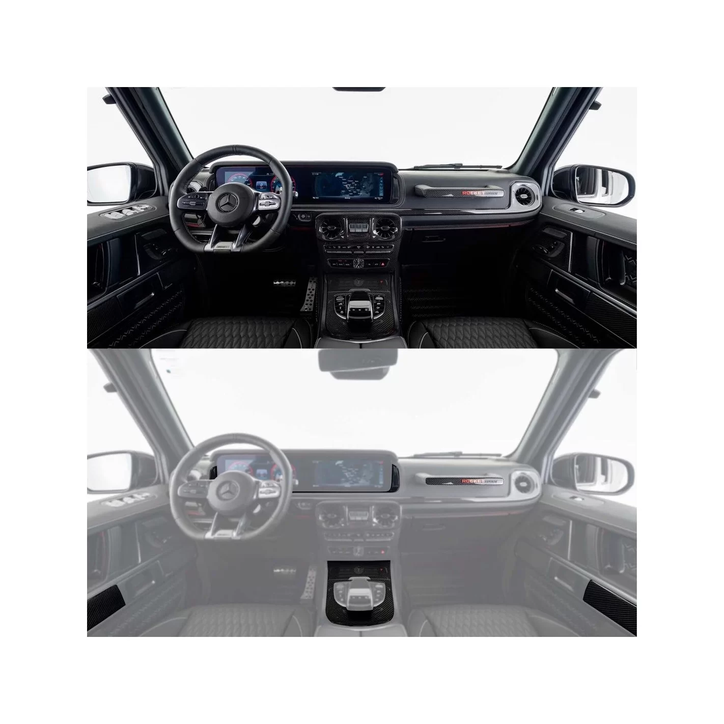 BRABUS Carbon Package Interior trim I glossy for Mercedes W463A