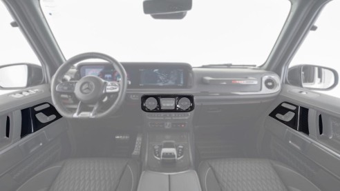 BRABUS Carbon Package Interior trim II glossy for Mercedes W463A