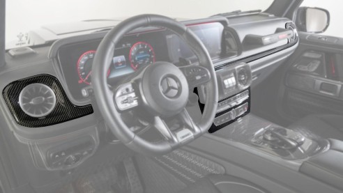 BRABUS Carbon Package Interior trim III glossy for Mercedes W463A