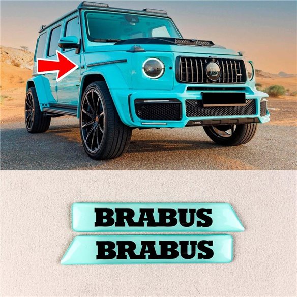 Tiffany Side Moldings Inserts Brabus style for Mercedes W463A W464 G-class