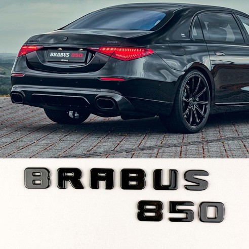 Tail badges Brabus 850 emblem for W223 Mercedes-Benz S-class