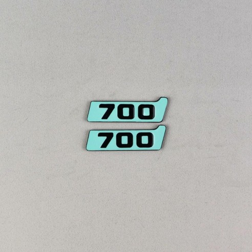 Metallic Brabus 700 BITURBO Tiffany fenders emblem logo badges for Mercedes-Benz W463A G-Class