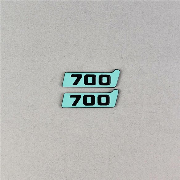 Metallic Brabus 700 BITURBO Tiffany fenders emblem logo badges for Mercedes-Benz W463A G-Class